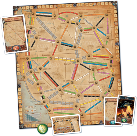 Ticket to Ride : France and Old West - Map Collection Vol. 6